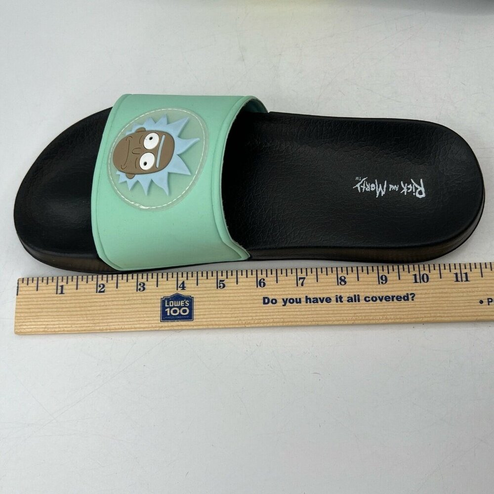Men’s Slide Sandals - Mint & Yellow - Picture 6 of 6